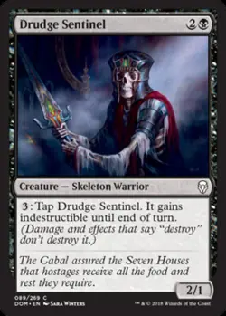 Drudge Sentinel -Foil Near Mint MTG Dominaria - Image 1