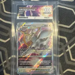 Arceus VSTAR 123/172 Brilliant Stars - English Ace 10 Pokemon TCG - Image 1