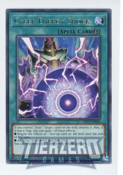 Yugioh Cyber Energy Shock LED7-EN034 Rare 1st Edition NM/LP - Image 1