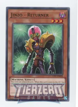 Yugioh Jinzo - Returner LED7-EN039 Common 1st Edition NM/LP - Image 1
