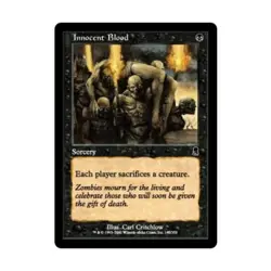 WOTC MtG Odyssey Innocent Blood (C) (Foil) EX - Image 1