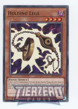 Yugioh Holding Legs LED7-EN011 Common 1st Edition NM/LP - Image 1