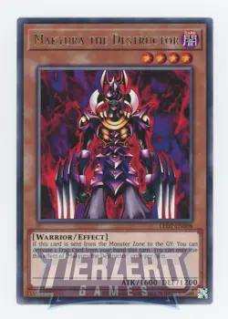 Yugioh Makyura the Destructor LED7-EN008 Rare 1st Edition NM/LP - Image 1