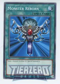 Yugioh Monster Reborn LED7-EN012 Common 1st Edition NM/LP - Image 1