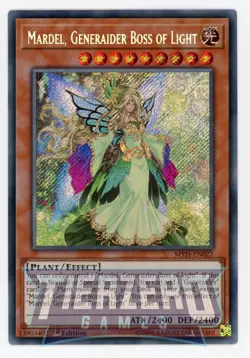 Yugioh Mardel, Generaider Boss of Light MYFI-EN027 Secret Rare 1st Edition NM/LP - Image 1