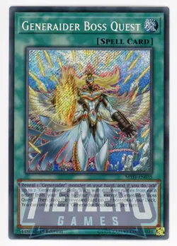 Yugioh Generaider Boss Quest MYFI-EN035 Secret Rare 1st Edition NM/LP - Image 1