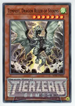 Yugioh Tempest, Dragon Ruler of Storms MYFI-EN045 Super Rare 1st Edition NM/LP - Image 1