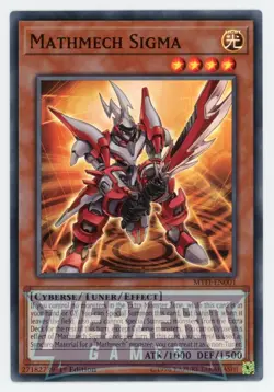 Yugioh Mathmech Sigma MYFI-EN001 Super Rare 1st Edition NM/LP - Image 1