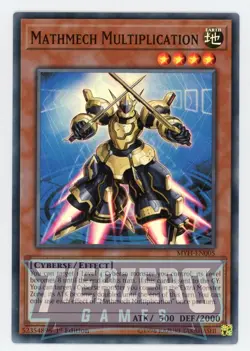 Yugioh Mathmech Multiplication MYFI-EN005 Super Rare 1st Edition NM/LP - Image 1