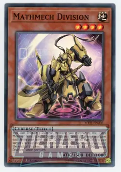Yugioh Mathmech Division MYFI-EN006 Super Rare 1st Edition NM/LP - Image 1