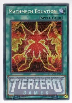 Yugioh Mathmech Equation MYFI-EN010 Secret Rare 1st Edition NM/LP - Image 1