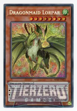 Yugioh Dragonmaid Lorpar MYFI-EN021 Secret Rare 1st Edition NM/LP - Image 1