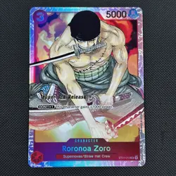 Roronoa Zoro ST01-013 Super Pre-Release Starter Deck 1 Straw Hat One Piece - Image 1