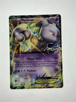 Mewtwo EX (XY183) XY Black Star Promo Pokemon Card - LP/MP - Image 1