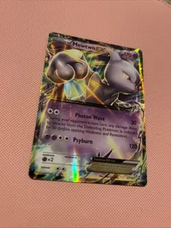 Pokemon TCG Mewtwo Ex XY183 Black Star Promo LP. - Image 2