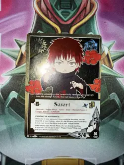 Naruto CCG Sasori Ninja Foil 1st Edition 878 Standard Card 2002 ATK/5 DEF/4 - Image 1