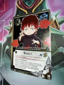 Naruto CCG Sasori Ninja Foil 1st Edition 878 Standard Card 2002 ATK/5 DEF/4 - Image 2