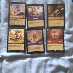 Disney Lorcana TCG 6 Card Lot The First Chapter Winnie the Pooh Tigger Piglet - Image 1
