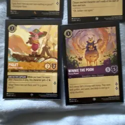 Disney Lorcana TCG 6 Card Lot The First Chapter Winnie the Pooh Tigger Piglet - Image 3