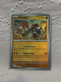 Pokemon Card - Groudon 049/131 Master Ball Reverse - Prismatic Evolutions - Image 1