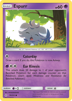 Espurr 79/214 Common | Unbroken Bonds | Pokemon Card - Image 1