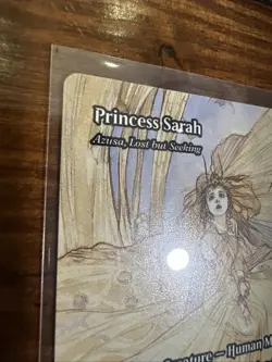 Princess Sarah (Azusa, Lost but Seeking) Borderless Final Fantasy MTG 0015 - Image 3