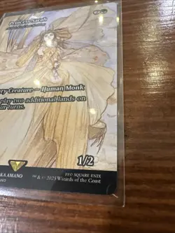 Princess Sarah (Azusa, Lost but Seeking) Borderless Final Fantasy MTG 0015 - Image 5