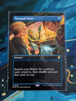 MTG Personal Tutor FULL ART BORDERLESS - NM - Commander Masters - Image 1