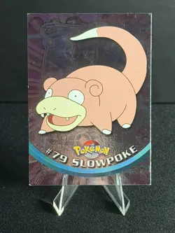 topps Pokemon TV Animation Series 2 Holo Foil #79 Slowpoke - Image 3