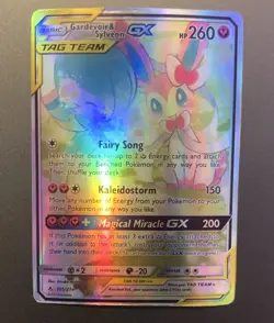 Pokemon Gardevoir & Sylveon GX TAG TEAM Ultra Rare Holo Unbroken Bonds 205/214 - Image 1