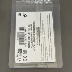 2023 Pokemon SVP EN Pokemon x Van Gogh - Pikachu Grey Felt Hat #085 Sealed - Image 2