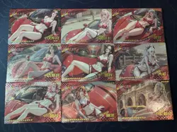 One Piece 9 Collectible Character Anime Waifu Cards CCG Red Swimsuit Bikini - Image 1