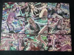 One Piece 9 Collectible Character Anime Waifu Cards CCG Magazine Bartender - Image 1