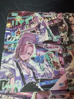One Piece 9 Collectible Character Anime Waifu Cards CCG Magazine Bartender - Image 2