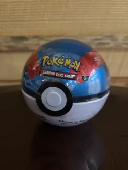 Pokemon TCG Great Ball Poke Ball Tin Sealed 3 Booster Packs + Coin Q4 2024 - Image 1