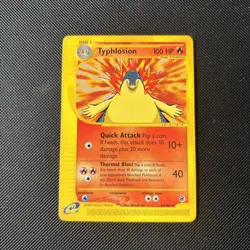 Pokemon Card Expedition Base Set Typhlosion 64/165 E Series Pokemon TCG - Image 1