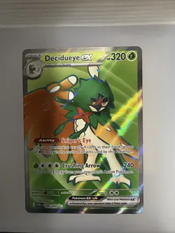 Pokemon Decidueye ex Rare Holo English POR Card 100/088 Ability EX Rule - Image 1