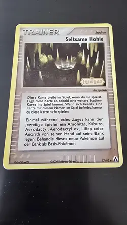 Seltsame Hohle 77/92 Holo | EX Legend Maker | Deutsch 2006 | Pokemon Karte Stamp - Image 1