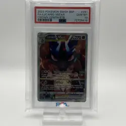 Lucario VSTAR SWSH291 SWSH: Sword & Shield Promo Cards Holo PSA 10 - Image 1