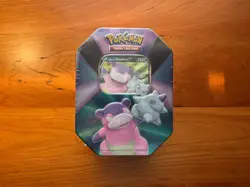 Pokemon V Force Galarian Slowbro V Foil TCG Tin Factory Sealed - Image 1