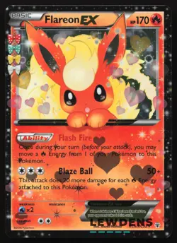 Flareon EX - RC6/RC32 - Radiant Collection - Generations - Pokemon Card - LP - Image 1