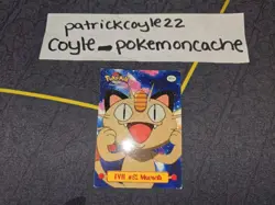 TV11 Meowth Pokemon Topps Series 1 Card Heavily Played - Image 1
