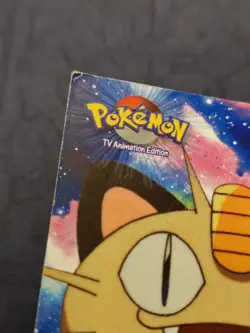 TV11 Meowth Pokemon Topps Series 1 Card Heavily Played - Image 2