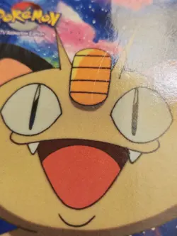 TV11 Meowth Pokemon Topps Series 1 Card Heavily Played - Image 5