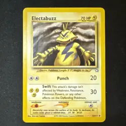 Pokemon Electabuzz Neo Genesis 33/111 70 HP Uncommon Regular English TCG Card - Image 1