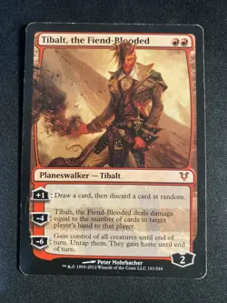 mtg tibalt, the fiend-blooded foil avacyn restored MP - Image 1