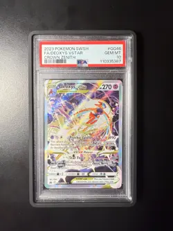 2023 POKEMON SWSH CROWN ZENITH #GG46 FA/DEOXYS VSTAR PSA 10 With Blk GradedGuard - Image 3