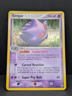 Gengar 5/92 Legend Maker Holo Ultra Rare Pokemon TCG Nintendo NM - Image 3