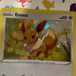 Eevee - Cosmos Holo - SWSH095 Battle Styles Black Star Promo Pokemon Card NM - Image 2