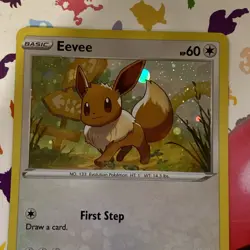 Eevee - Cosmos Holo - SWSH095 Battle Styles Black Star Promo Pokemon Card NM - Image 4
